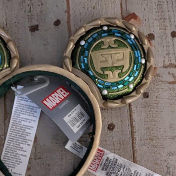 DISNEY PARKS BLACK PANTHER WAKANDA FOREVER MICKEY EARS HEADBAND MARVEL N… - Picture 6 of 9